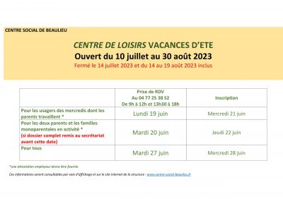 vacances scolaire